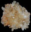 Tangerine Quartz Crystal Cluster - Madagascar #58807-2